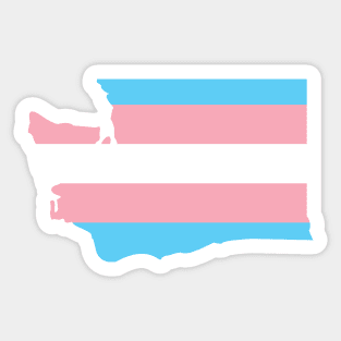 Trans Pride Washington State Sticker